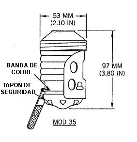 Granada de Mano Breda 35